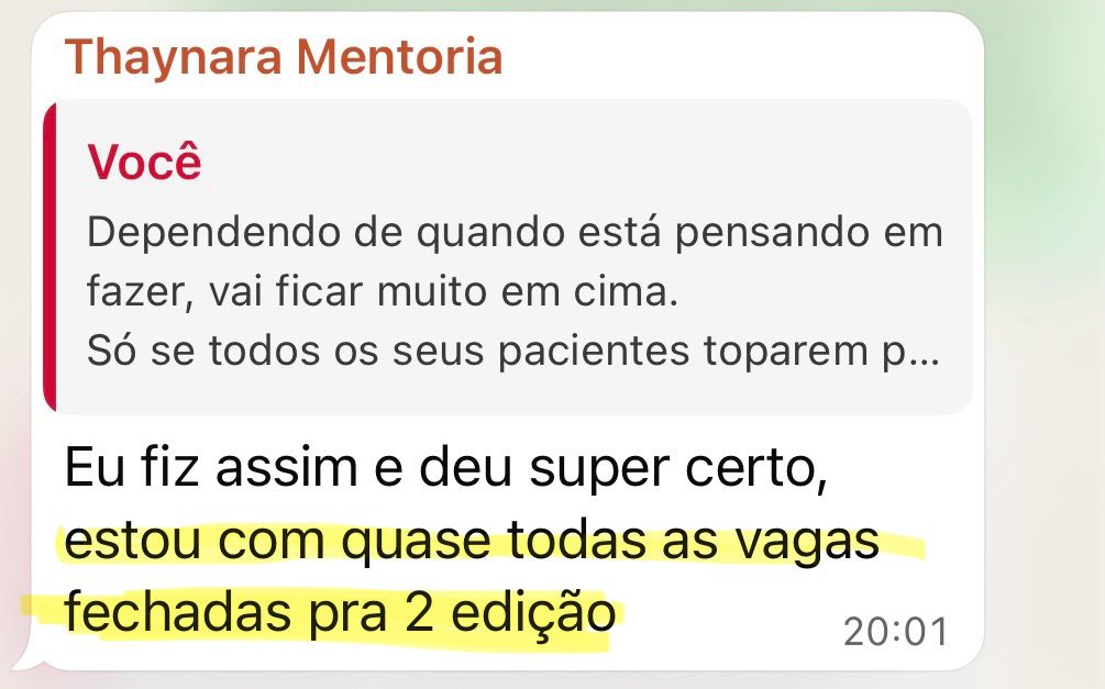 Print de depoimento 5